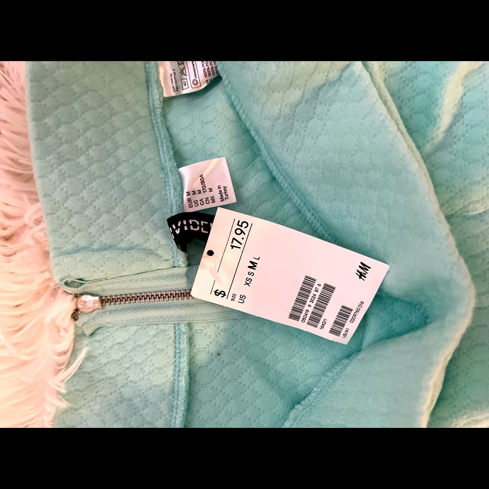 H&M Tiffany blue summer skirt